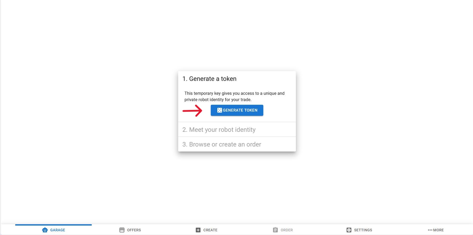 image of TOR Browser connect page