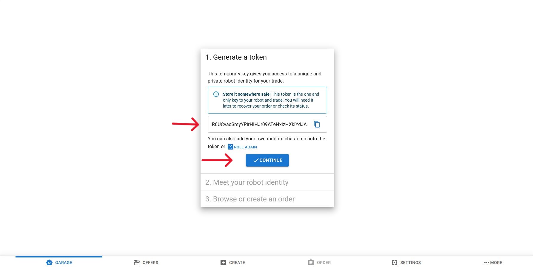 image of TOR Browser connect page