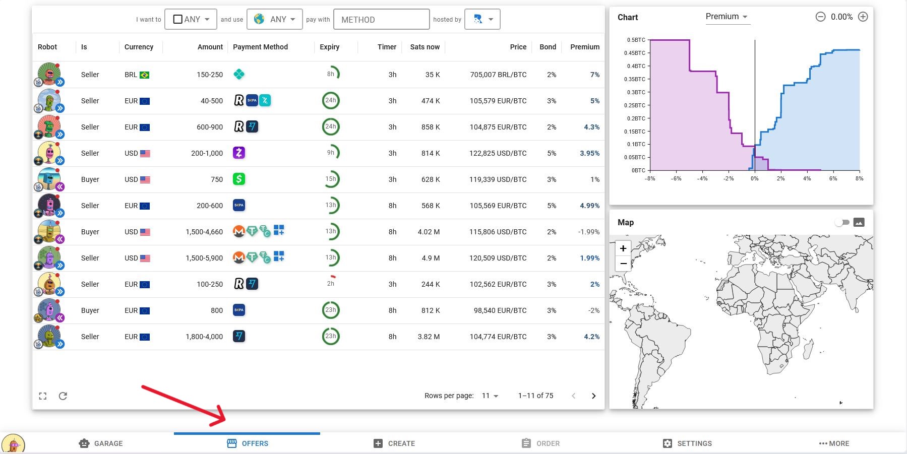 image of TOR Browser connect page