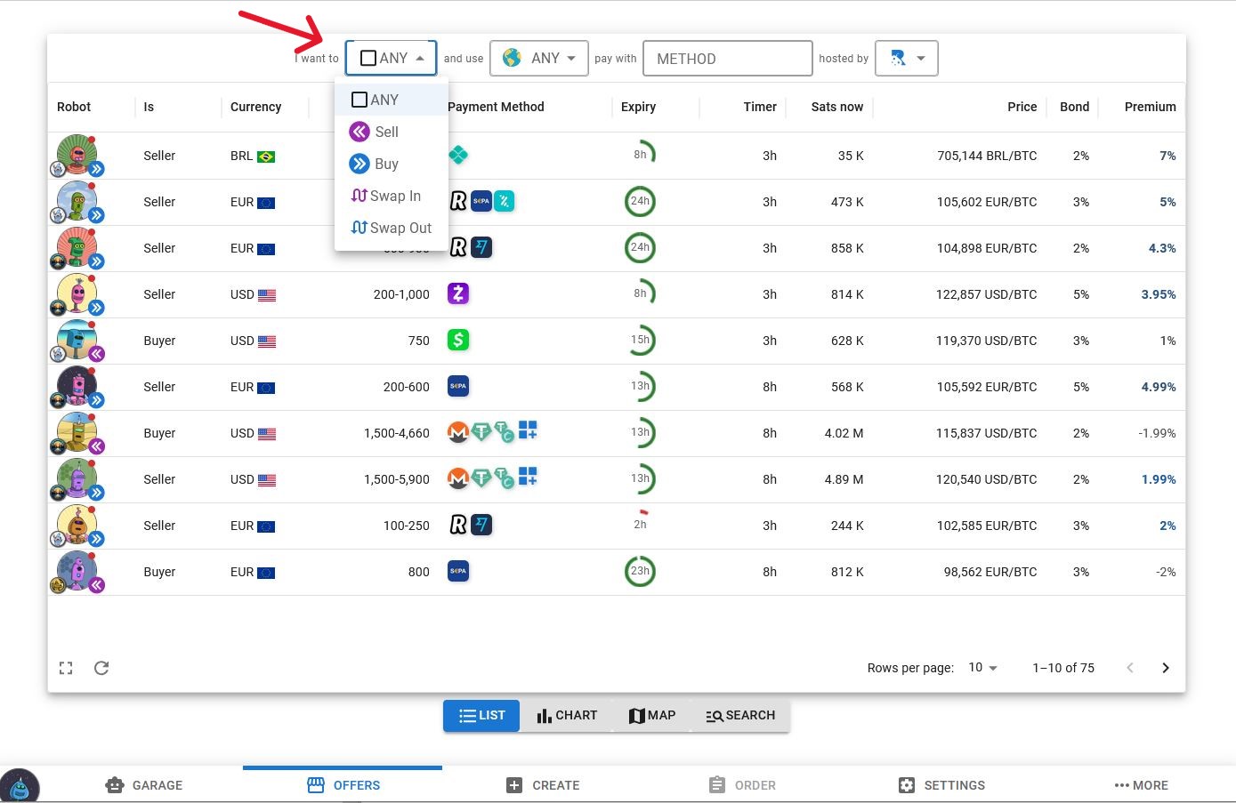 image of TOR Browser connect page