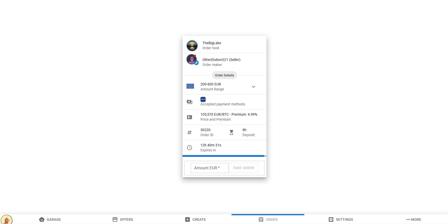 image of TOR Browser connect page