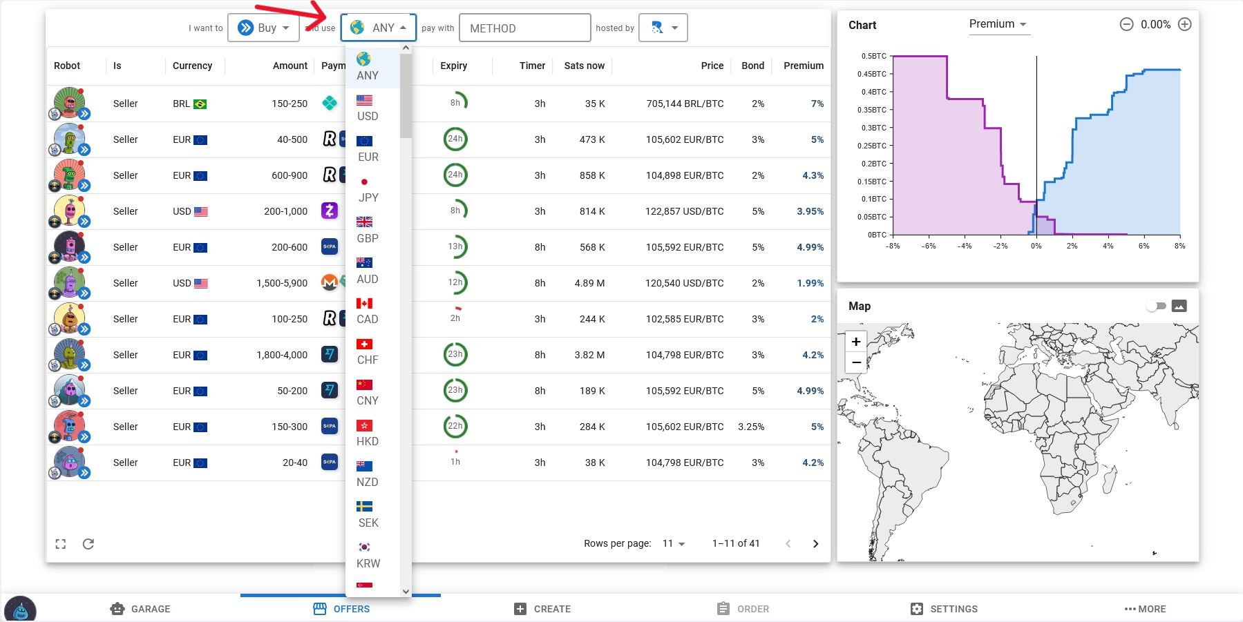 image of TOR Browser connect page