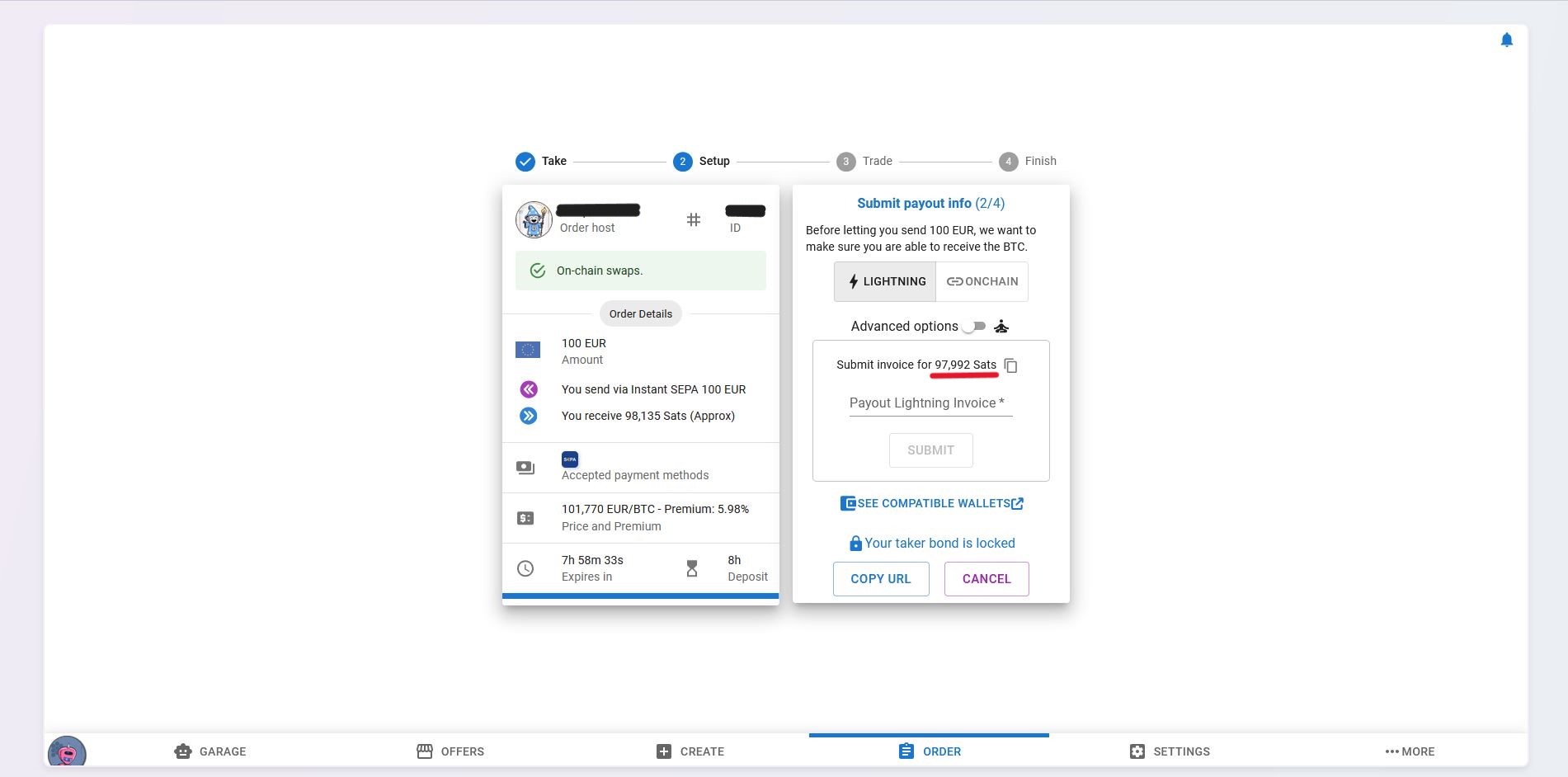 image of TOR Browser connect page