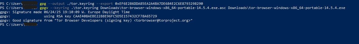 image of TOR Browser download page