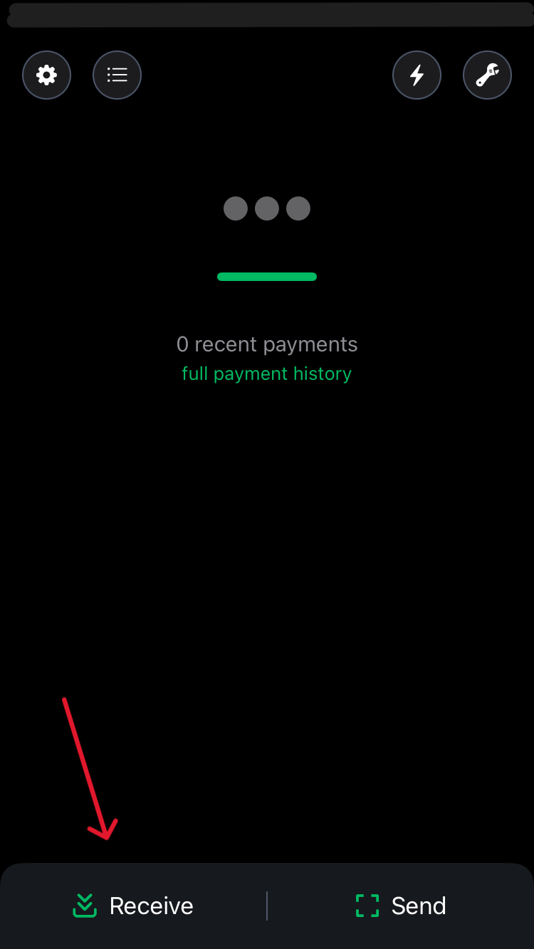 image of phoenix wallet home screen