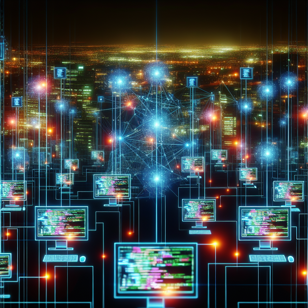 Bitcoin network visualization